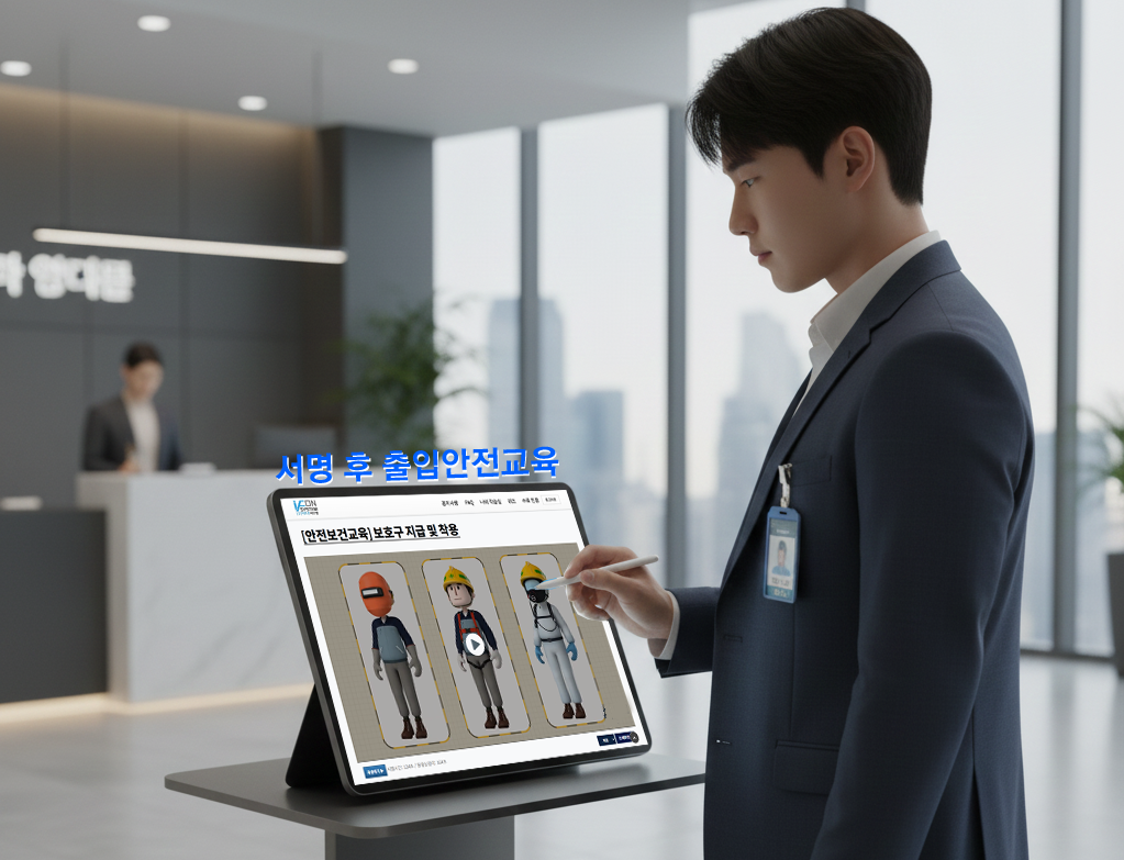 출입안전교육관리시스템 상세 페이지로 이동