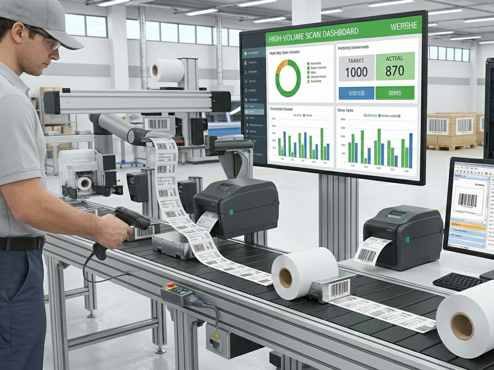 롤 바코드 발행관리시스템 상세 페이지로 이동