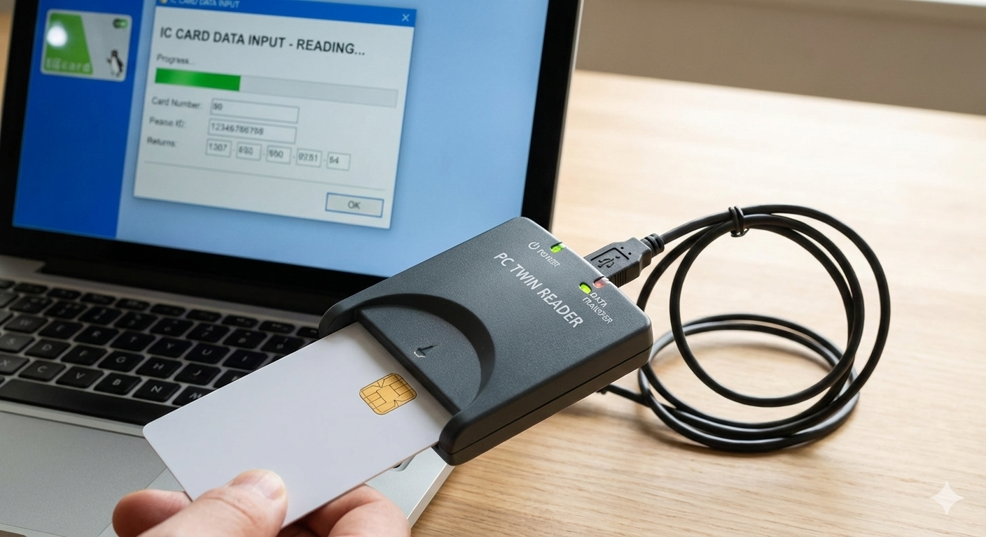 IC카드에 데이터를 주입